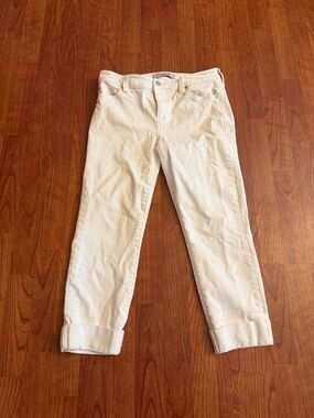 Liverpool Women's White Cropped Jeans size 6
